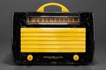 General Electric L-574 Catalin Radio in Dark Green + Yellow